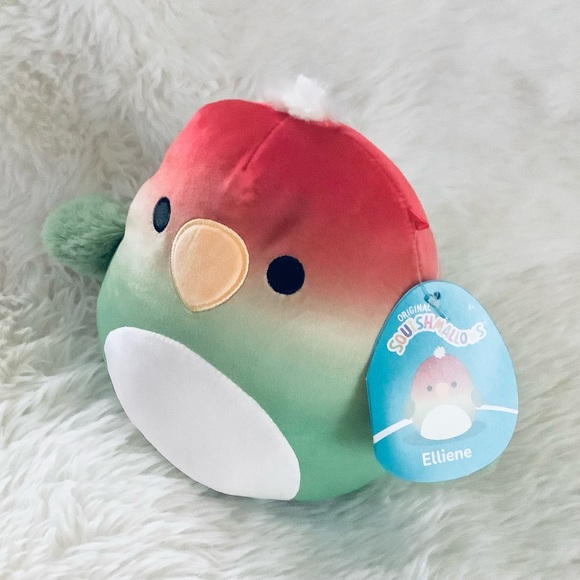 Squishmallows-Elliene the 7.5” Parrot Plush - Picture 2 of 3